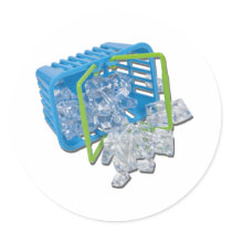 BrokenPurchaseShoppingBasket101311 Sticker