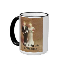 Bröllopspar (old fashion) mugg