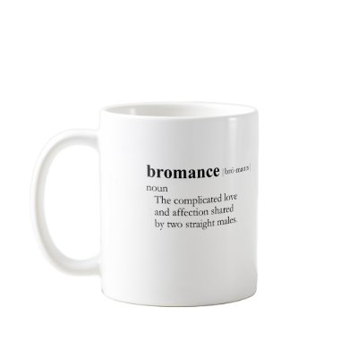 BROMANCE COFFEE MUG by gayshirts