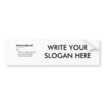 BROMOTIONAL bumper stickers