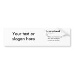 BROMOTIONAL bumper stickers