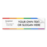 BROMOTIONAL bumper stickers