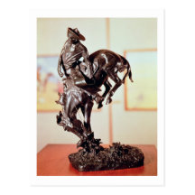 Bronco-Buster (bronze) Postcards