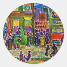 Bronx 7 by Piliero Round Stickers