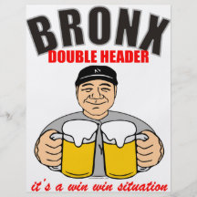 BRONX DOUBLE HEADER FLYERS