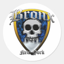 Bronx Round Stickers