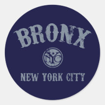 *Bronx Round Stickers