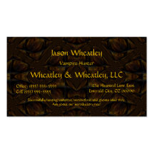 Bronze Abstract Business Card