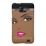 Bronze Beauty Pinup 2 Femme Fatale Diva Samsung Galaxy SII Covers