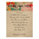 Bronze Buck Ivory & Floral Ornate Wedding Invitati Invites