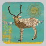 Bronze Buck Sunshine Teal Sticker stickers
