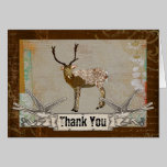 Bronze Buck Thank You Card cards