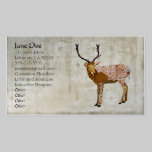 Bronze Buck White Vintage Business Cards business cards