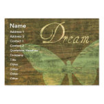 Bronze Dream Butterfly Chubby Business Card