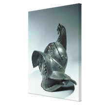 Bronze helmet of Thracian gladiator, Roman, 1st ce Gallery Wrap Canvas
