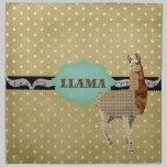Bronze Llama Golden Stars American MoJo Napkin napkins