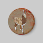 Bronze Llama Magnet magnets