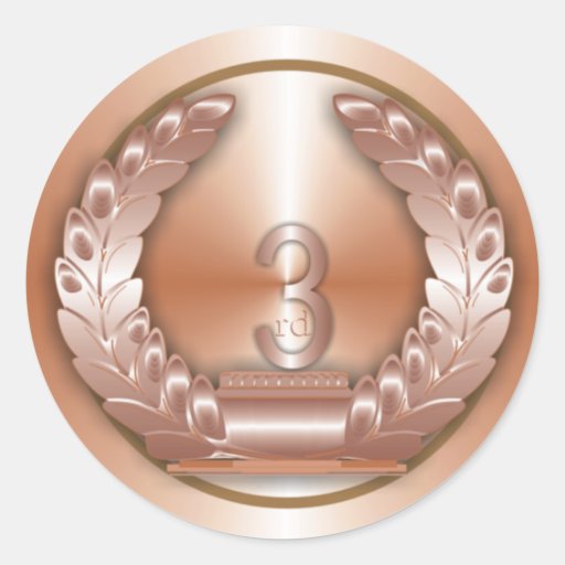 Bronze Medal Sticker
