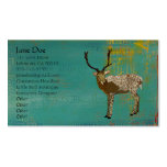 Bronze Ornate Buck Boho Business Cards