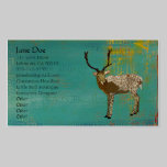 Bronze Ornate Buck Boho Business Cards business cards