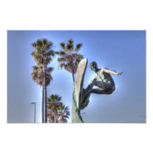Bronze Surfer Photo Art