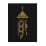 Bronze Wind Chime With Ovals And Circles