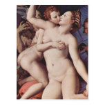 Bronzino - Allegory of Love Post Card