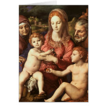Bronzino - Holy Family cards
