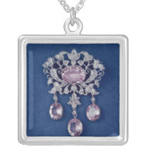 Brooch in shape of a flower, c.1780 necklaces