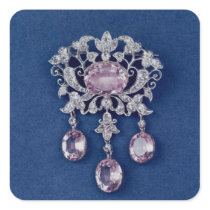 Brooch in shape of a flower, c.1780 stickers
