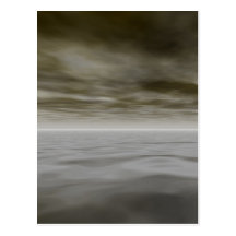 Brooding tall sky post card