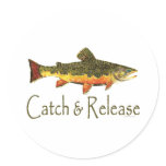 Brook Trout, Catch & Release Sticker