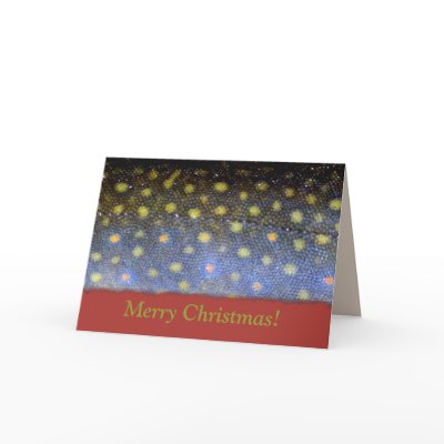 Brook Trout Christmas Card by brooktroutdesign