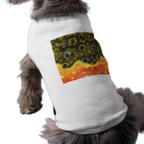 Brook Trout Fly Fishing Pet Shirt