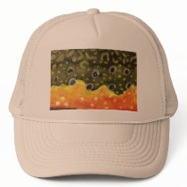 Brook Trout Fly Fishing Trucker Hats