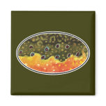 Brook Trout Fly Fishing Refrigerator Magnets