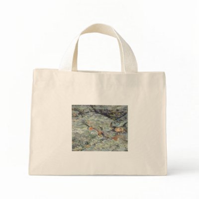 Brook Trout gifts Canvas reusable cloth Tote bags by Basleeartprintgifts