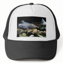 Brook trout mesh hat
