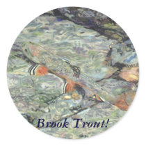 Brook Trout stickers Card Invitation stickers Fish