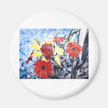 Brooklyn Bouquet Refrigerator Magnet