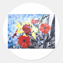 Brooklyn Bouquet Round Sticker