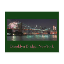 Brooklyn Bridge 2009, Brooklyn Bridge, NewYork Post Card