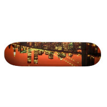 Brooklyn Bridge at Night Skate Boards