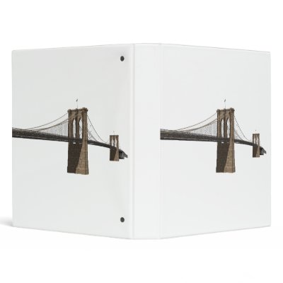 Brooklyn Bridge: New York City: Custom Binder by spiritswitchboard