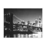 Brooklyn Bridge New York City Skyline Manhattan Postcard