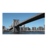 Brooklyn Bridge New York Customized Photo Card