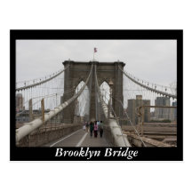 Brooklyn Bridge, New York Post Cards