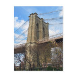 Brooklyn Bridge Tower Postcard