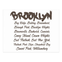 Brooklyn Hoods Post Card