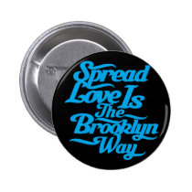Brooklyn Love Blue buttons